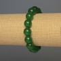 Chrysoprase Bracelet with Smooth Beads, 12mm Diameter, 18cm Length, Stretch