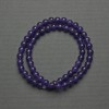 Tinted Quartz Beads - Smooth Round Balls, 6 mm Diameter, On Beading Thread, 38 cm Length