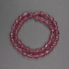 Pink Aventurine Faceted Beads, 6x9 mm, Length 39 cm+