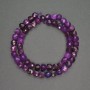 Sugilite Natural Stone Beads - Faceted Cube, 7mm Diameter, 39cm Length