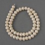 Natural freshwater pearl beads 8x6 mm, 37 cm long, on a thread