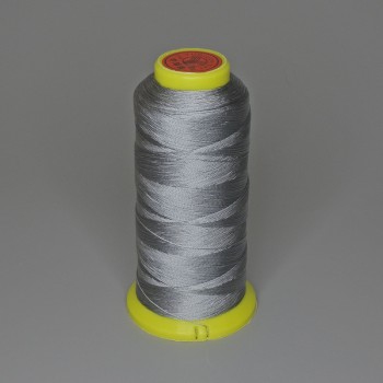 Bobbin findings: gray nylon thread for crafts, 0.3 mm diameter