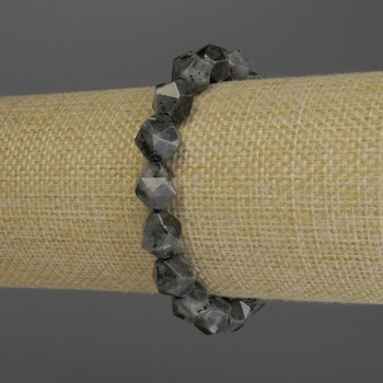 Lavrikite Bracelet, Faceted, 10×8 mm diameter, 18 cm stretch