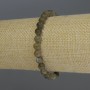 Labradorite bracelet with smooth beads, 6 mm diameter, 18 cm length, stretch