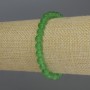 Chrysoprase Bracelet with Smooth Beads 6mm +/-, 18 cm Stretch