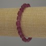 Faceted Tourmaline Bracelet, 10x7 mm Beads, 18 cm Stretch