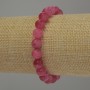 Tourmaline Bracelet with Smooth Beads, 8 mm Diameter, 18 cm Length, Stretch
