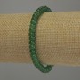 Chrysoprase Rondel Bracelet, 6x4 mm, 18 cm stretch