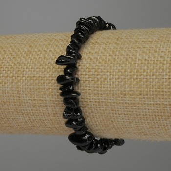 Agate Chip Bracelet, diameter 6-12×3-6 mm, length 18 cm, stretchable