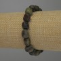 Dragon's Blood Jasper Faceted Bead Stretch Bracelet, diameter 10-12×10 mm, length 18 cm ±