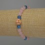 Pink Quartz and Apatite Bracelet