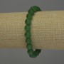 Chrysoprase Bracelet with Smooth Beads, 8 mm Diameter, 18 cm Stretch