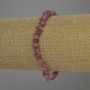 Tourmaline chip bracelet, 4-7×2 mm, 18 cm length, elastic
