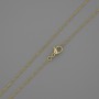 Xuping Chain with 18K Gold Plating, 0.5 mm Thick, 56 cm Length