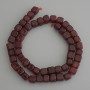 Tourmaline cube beads 7x7 mm on a thread, length about 37 cm
