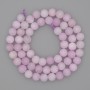 Kunzite Beads, Smooth Round Bead, 6mm Diameter, On Thread, 38cm Length