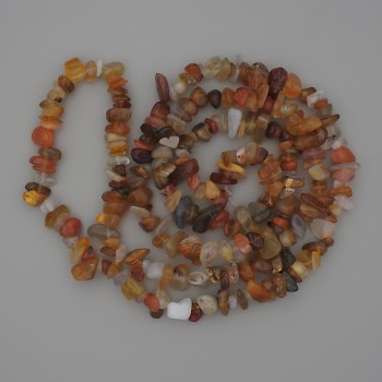 Agate Chip Beads, 6-10×3-6 mm, 80 cm length on thread