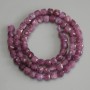 Faceted Tourmaline Beads, Cube Shape 5x5 mm, on Thread, Length 37 cm