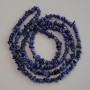 Sodalite Chip Beads, diameter 4–8×3 mm, length 80 cm on thread