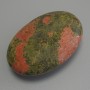 Natural stone Heliotrope oval souvenir 60x40x20mm+