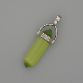 Pendant Cat's Eye Hexagonal Crystal Ball 8×31×41 mm+