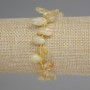 Citrine Faceted Bead Bracelet Butterfly, diameter 10-18×5-7 mm ±, 3 mm beads ±, length 18 cm ±, stretch