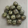 Souvenir Serpentine Tumbled Stone ~ sizes 17-21×17×17 mm (+-), packaging 100 g (price per 100 g)