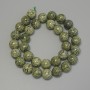 Serpentine Beads, Smooth Round 12mm, 39cm Length on Thread