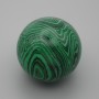 Pressed Malachite Decorative Sphere, 40 mm diameter