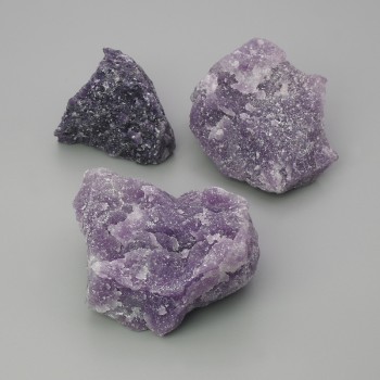 Souvenir Natural Amethyst Rough Stone – 42x34x36 mm (±) Pack 100 g (price per 100 g)