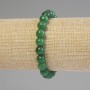 Chrysoprase Bracelet with Smooth Beads, 8mm Diameter, 18cm Length, Elastic