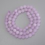 Kunzite Beads 6 mm Smooth on Thread