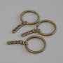 Price per pack / 10 pcs. Key ring base, ring diameter 28 mm ±, chain length 5 cm ±