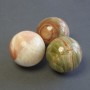 Natural Onyx Stone Sphere, diameter 40 mm+