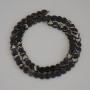 Smoky Quartz Heart Beads, 6x6x2mm on Thread