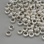 Silver bead-insert 5×3 mm for jewelry