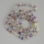 Fluorite Chip Beads, 5x3 mm, on Thread, Length about 78 cm