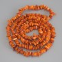 Pearlescent Granule Beads, diameter 7–9×2–4 mm, length 80 cm on a thread