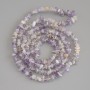 Amethyst Bead Chips, 6×3 mm diameter, 80 cm length on thread