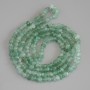 Jade Chip Beads, diameter 5-11×4 mm, length 80 cm +- on thread