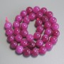 Tourmaline beads, smooth ball, diameter 10mm ± on thread, length 38 cm+