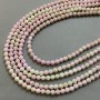 Beads Czech Crystal multicolor with gasoline coating on thread, faceted bead, diameter 6mm + -, length 38cm +