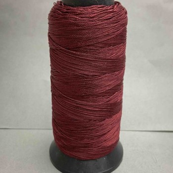 Bobbin thread, burgundy color, 0.6 mm diameter, nylon for crafts, 300 m