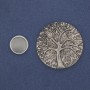 Magnetic Brooch Accent Tree 40mm± Silver-Toned Metal