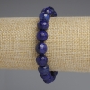 Lazurite faceted bead bracelet, 10mm beads, length 18 cm, stretch