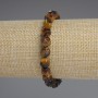 Tiger's Eye Bracelet, Faceted 8x7mm, length 18 cm, stretch