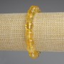 Stretch Citrine Bracelet with Smooth Beads, 10 mm Diameter, 18 cm Length