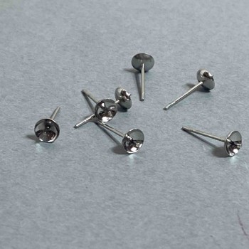 Jewelry findings for costume jewelry, 15x5mm, pack of 30 pieces