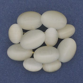 Accent Brooch-Pendant with Gray Cat's Eye Stone, Golden Metal 49x45mm+