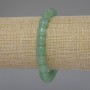 Nephrite Cylindrical Bracelet, 8x8 mm diameter, 18 cm length, stretch